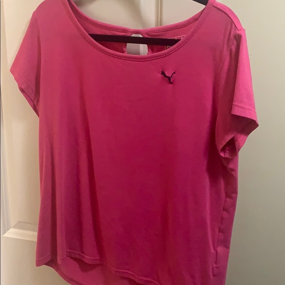 pink puma shirt